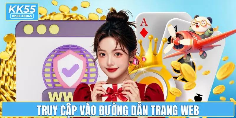 Truy cập đường dẫn vào trang web và thao tác
